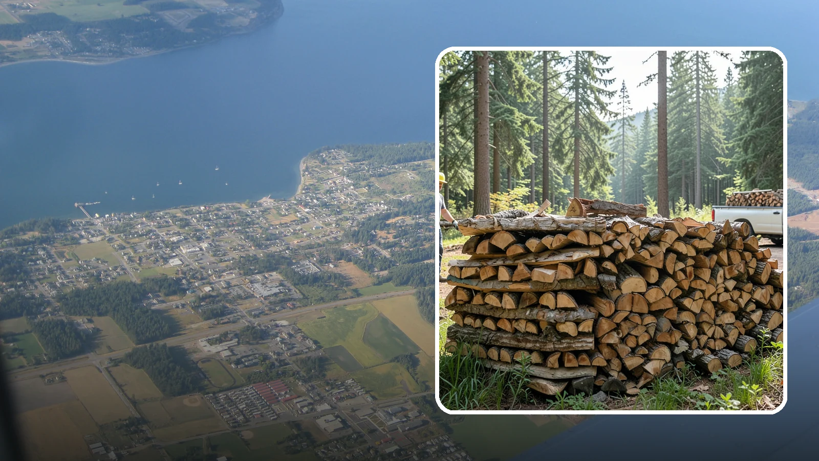 Ready-to-Burn Firewood in Coupeville, Island County, WA - Firewood prepared and cured so you can light a fire the moment it is delivered.