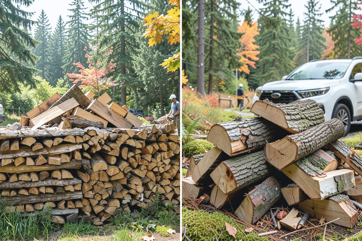 Ready-to-Burn Firewood in Coupeville, Island County, WA - We cut and split the rounds