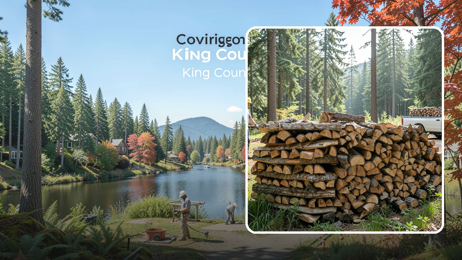 Ready-to-Burn Firewood in Covington, WA - Firewood prepared and cured so you can light a fire the moment it is delivered.