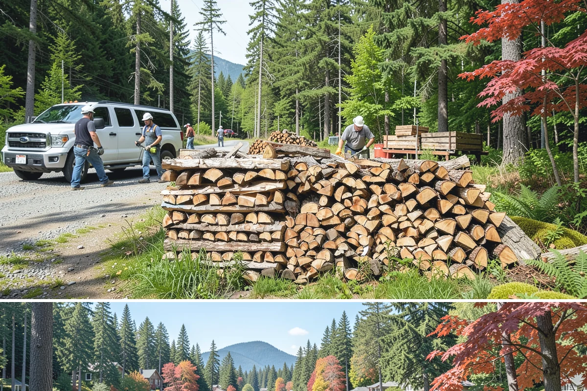 Ready-to-Burn Firewood in Covington, WA - Especially in demand at the first cold snap when households need heat immediately.