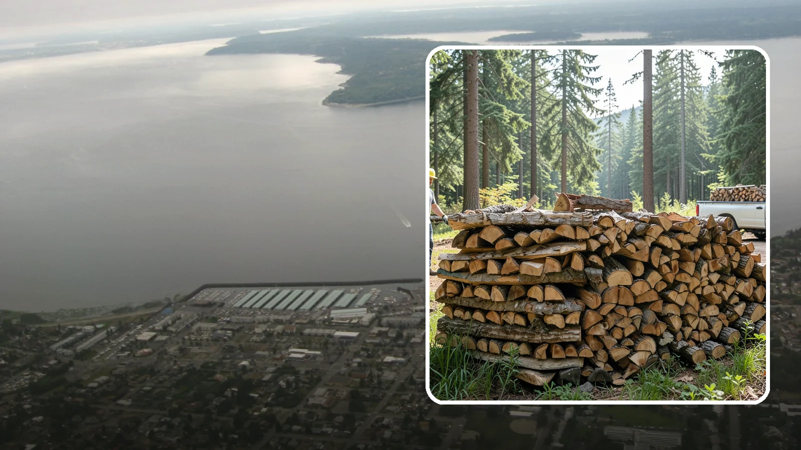 Ready-to-Burn Firewood in Des Moines, King County, WA - Firewood prepared and cured so you can light a fire the moment it is delivered.