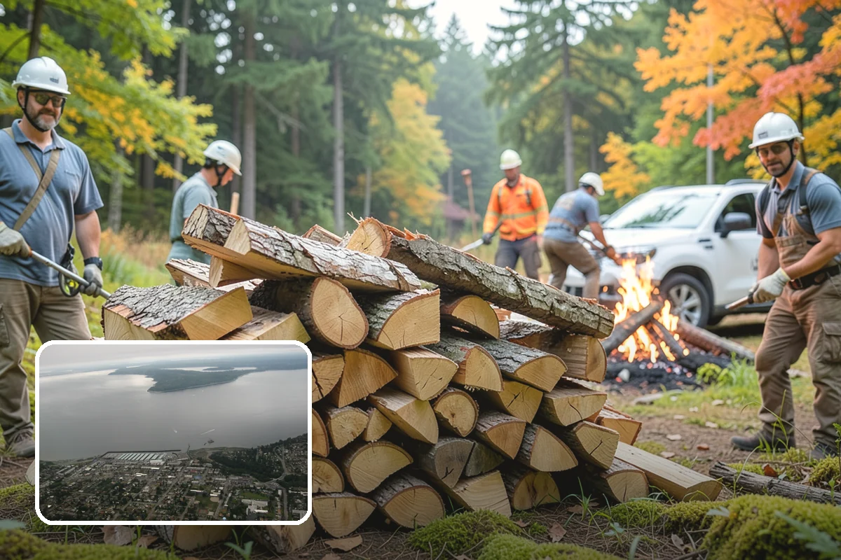 Ready-to-Burn Firewood in Des Moines, King County, WA - No waiting or home seasoning required