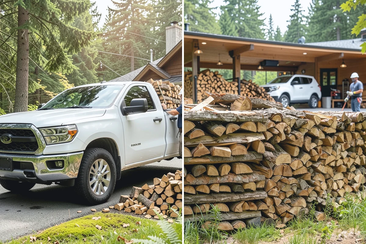 Ready-to-Burn Firewood in Des Moines, King County, WA - We cut and split the rounds