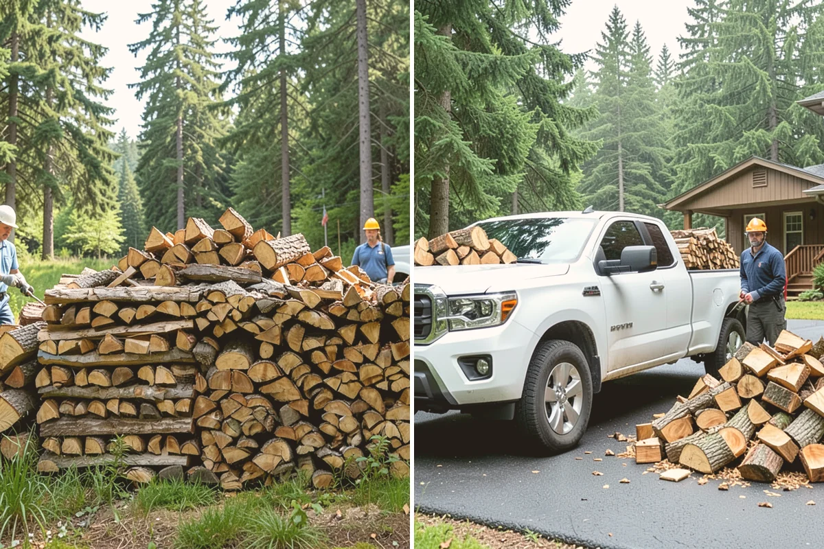 Ready-to-Burn Firewood in Eatonville, WA - We cut and split the rounds