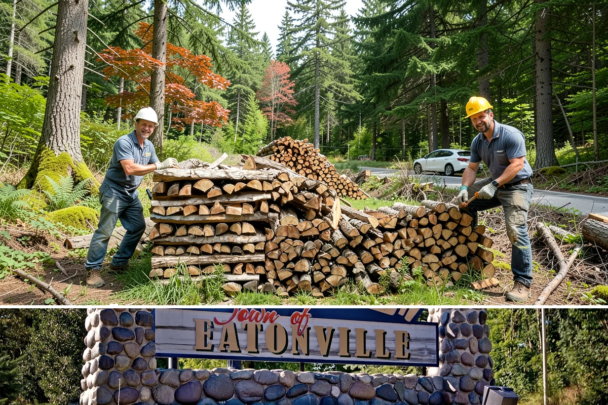 Ready-to-Burn Firewood in Eatonville, WA - Especially in demand at the first cold snap when households need heat immediately.