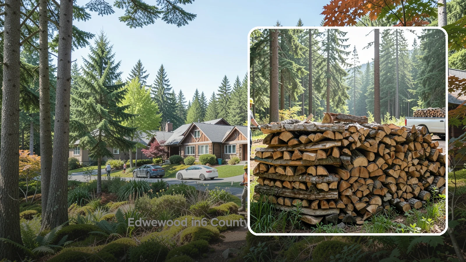 Ready-to-Burn Firewood in Edgewood, WA - Firewood prepared and cured so you can light a fire the moment it is delivered.