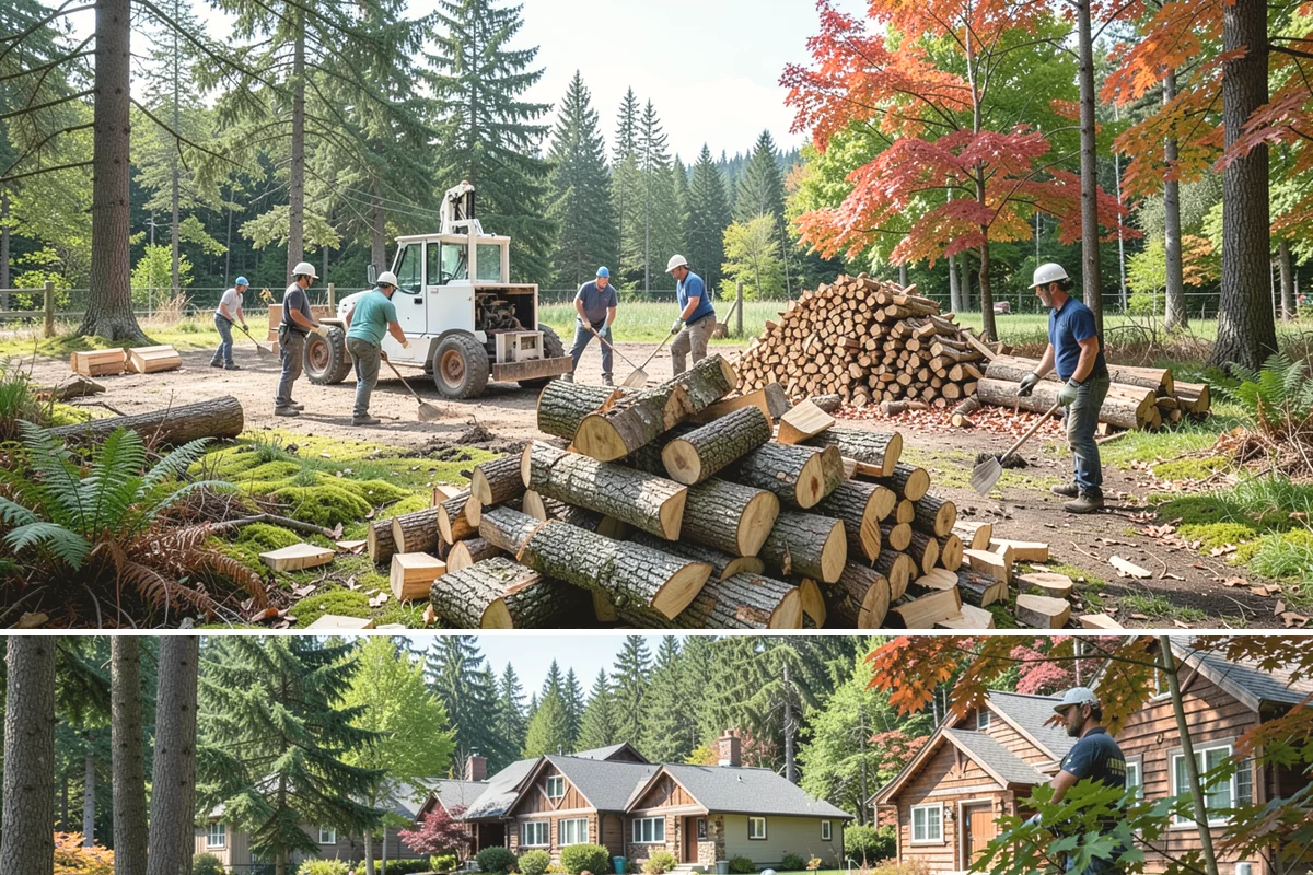Ready-to-Burn Firewood in Edgewood, WA - Especially in demand at the first cold snap when households need heat immediately.