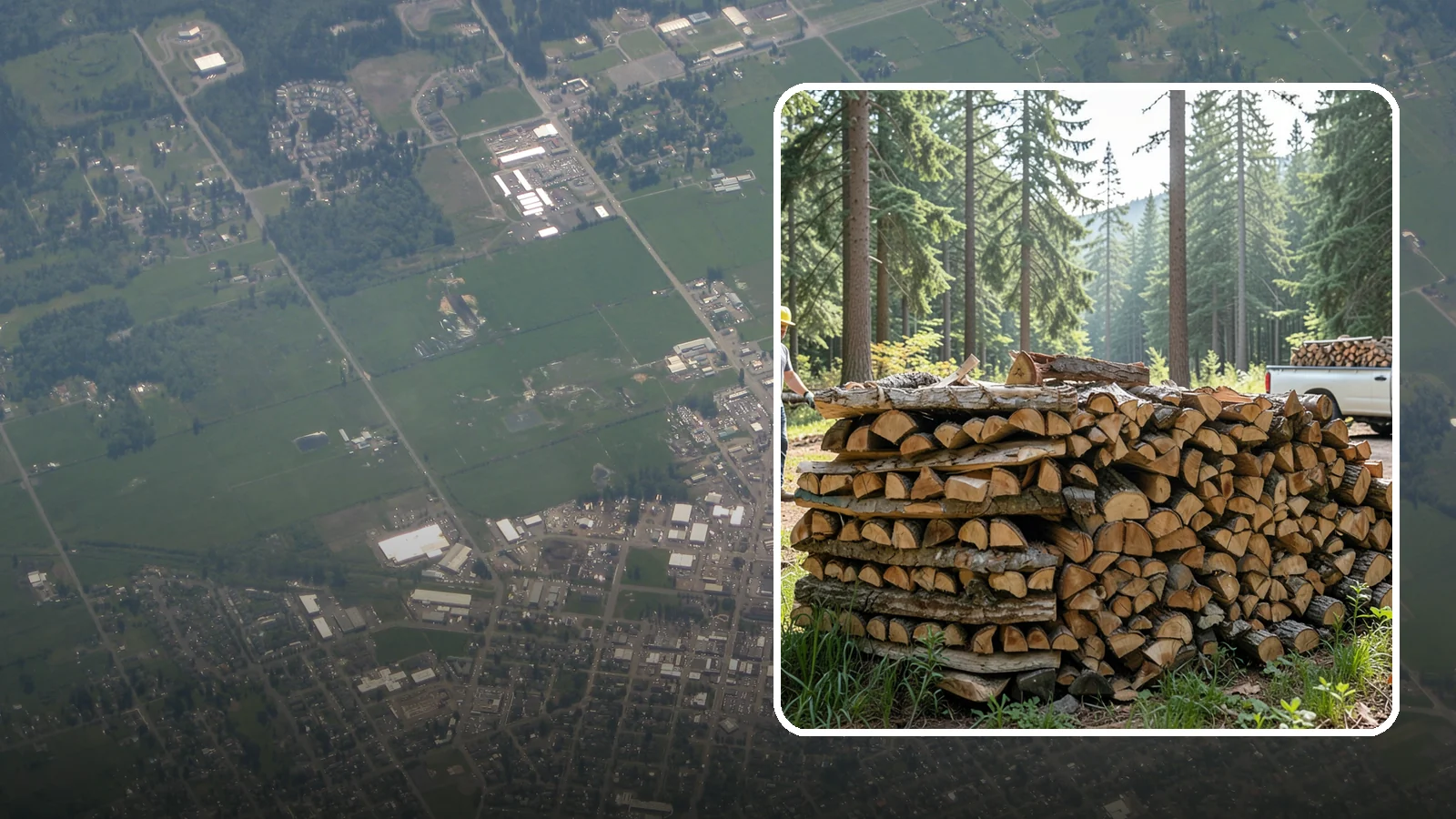 Ready-to-Burn Firewood in Enumclaw, King County, WA - Firewood prepared and cured so you can light a fire the moment it is delivered.