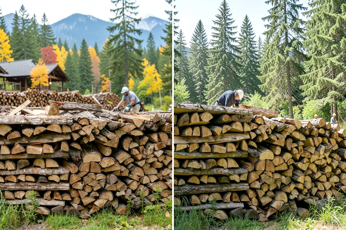 Ready-to-Burn Firewood in Everett, Snohomish County, WA - We cut and split the rounds