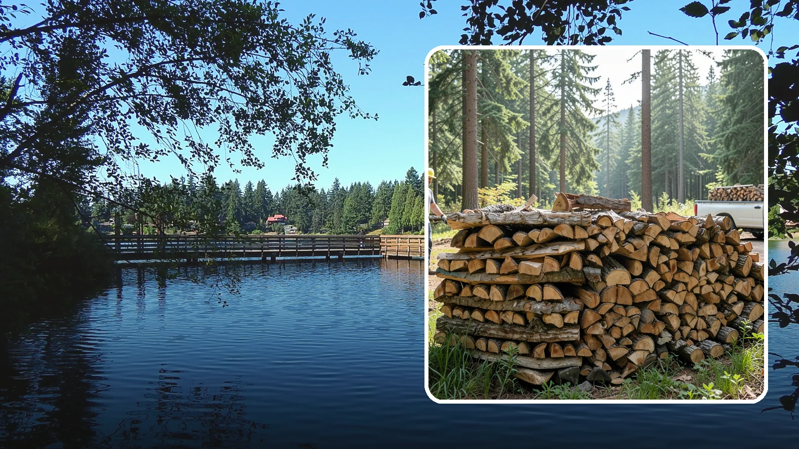 Ready-to-Burn Firewood in Federal Way, King County, WA - Firewood prepared and cured so you can light a fire the moment it is delivered.
