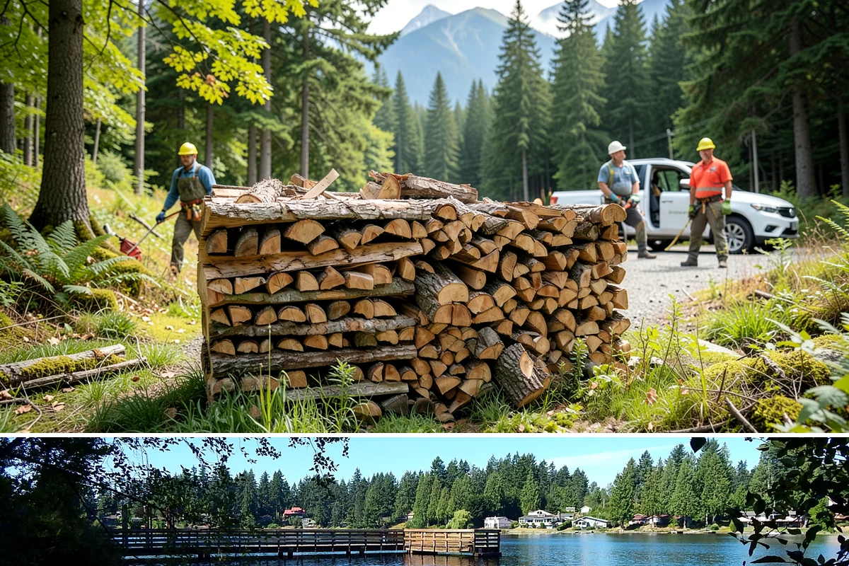 Ready-to-Burn Firewood in Federal Way, King County, WA - Especially in demand at the first cold snap when households need heat immediately.
