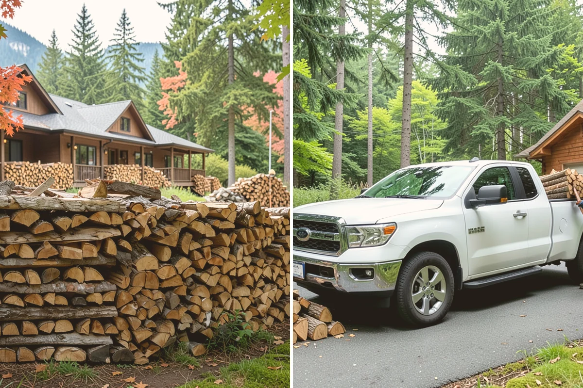 Ready-to-Burn Firewood in Fife, Pierce County, WA - We cut and split the rounds