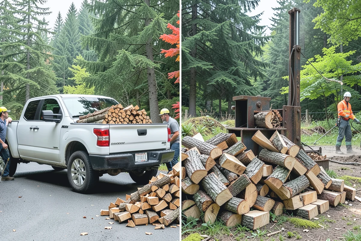 Ready-to-Burn Firewood in Gold Bar, Snohomish County, WA - We cut and split the rounds