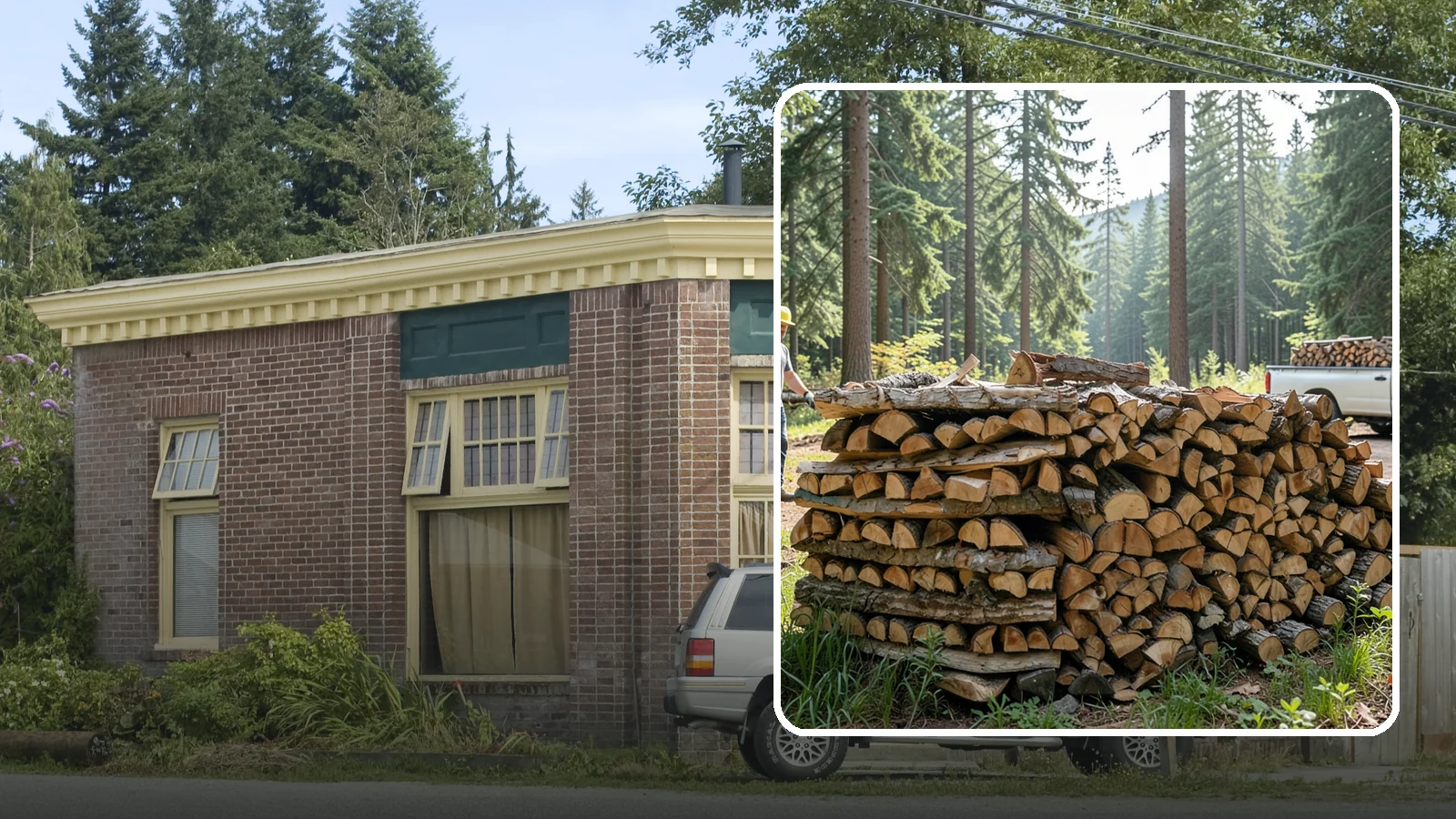 Ready-to-Burn Firewood in Hamilton, Skagit County, WA - Firewood prepared and cured so you can light a fire the moment it is delivered.