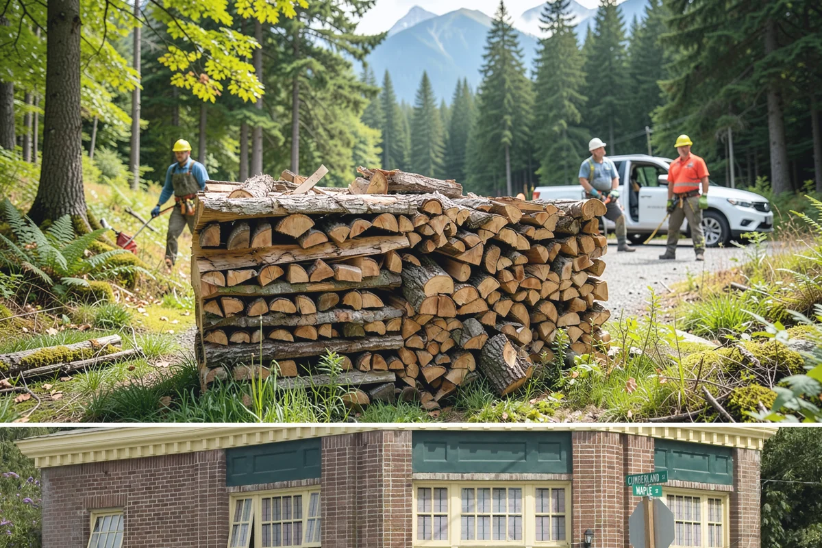 Ready-to-Burn Firewood in Hamilton, Skagit County, WA - Especially in demand at the first cold snap when households need heat immediately.