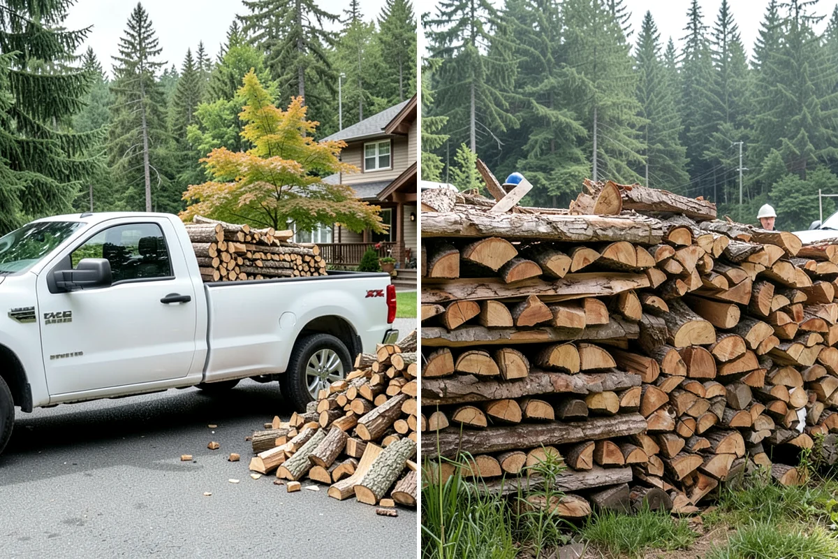 Ready-to-Burn Firewood in Hunts Point, King County, WA - We cut and split the rounds