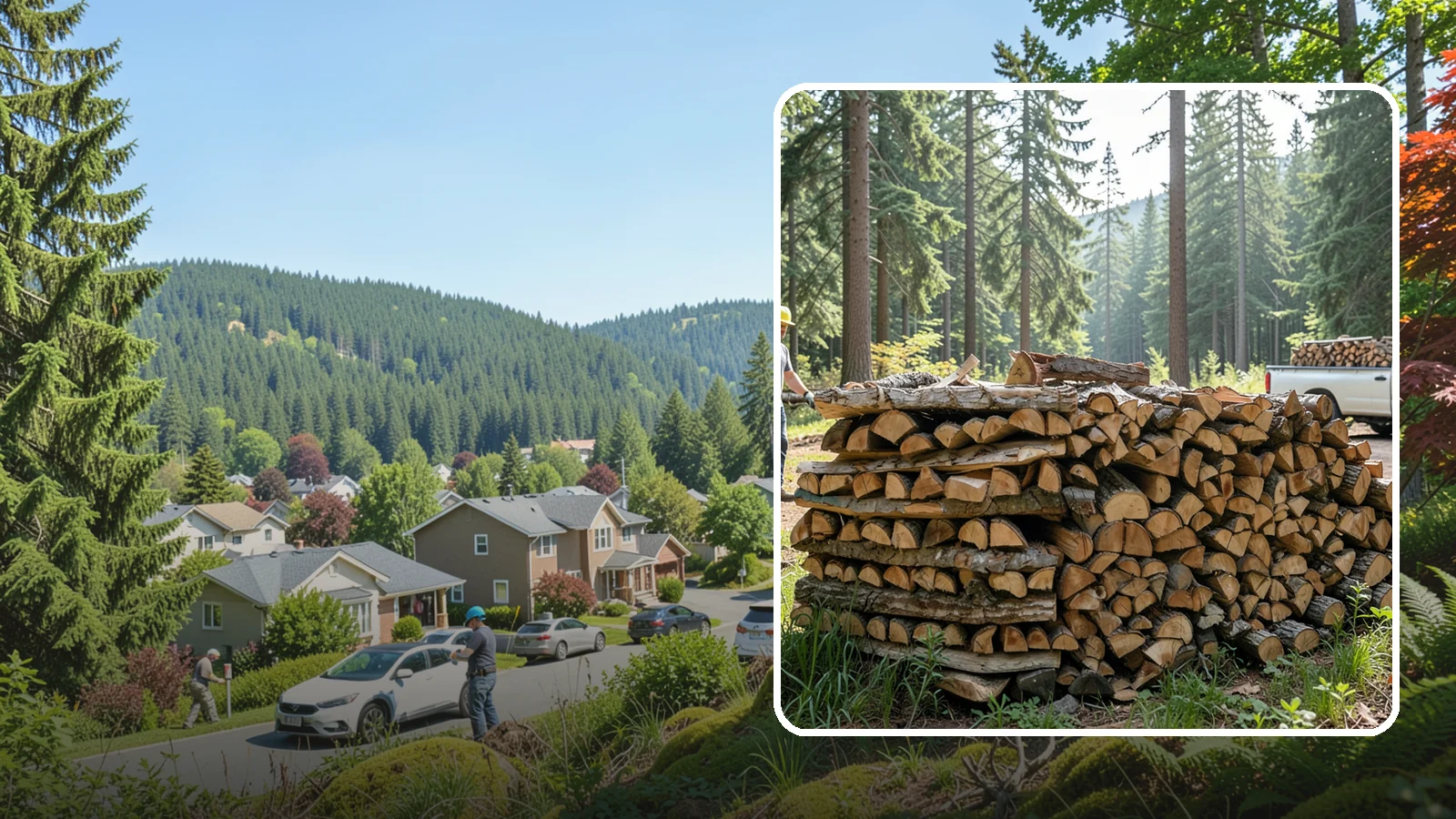 Ready-to-Burn Firewood in Index, Snohomish County, WA - Firewood prepared and cured so you can light a fire the moment it is delivered.