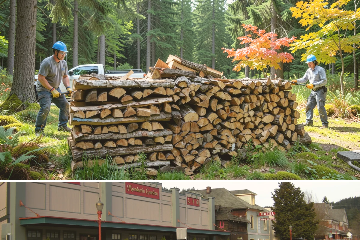 Ready-to-Burn Firewood in Issaquah, King County, WA - Especially in demand at the first cold snap when households need heat immediately.