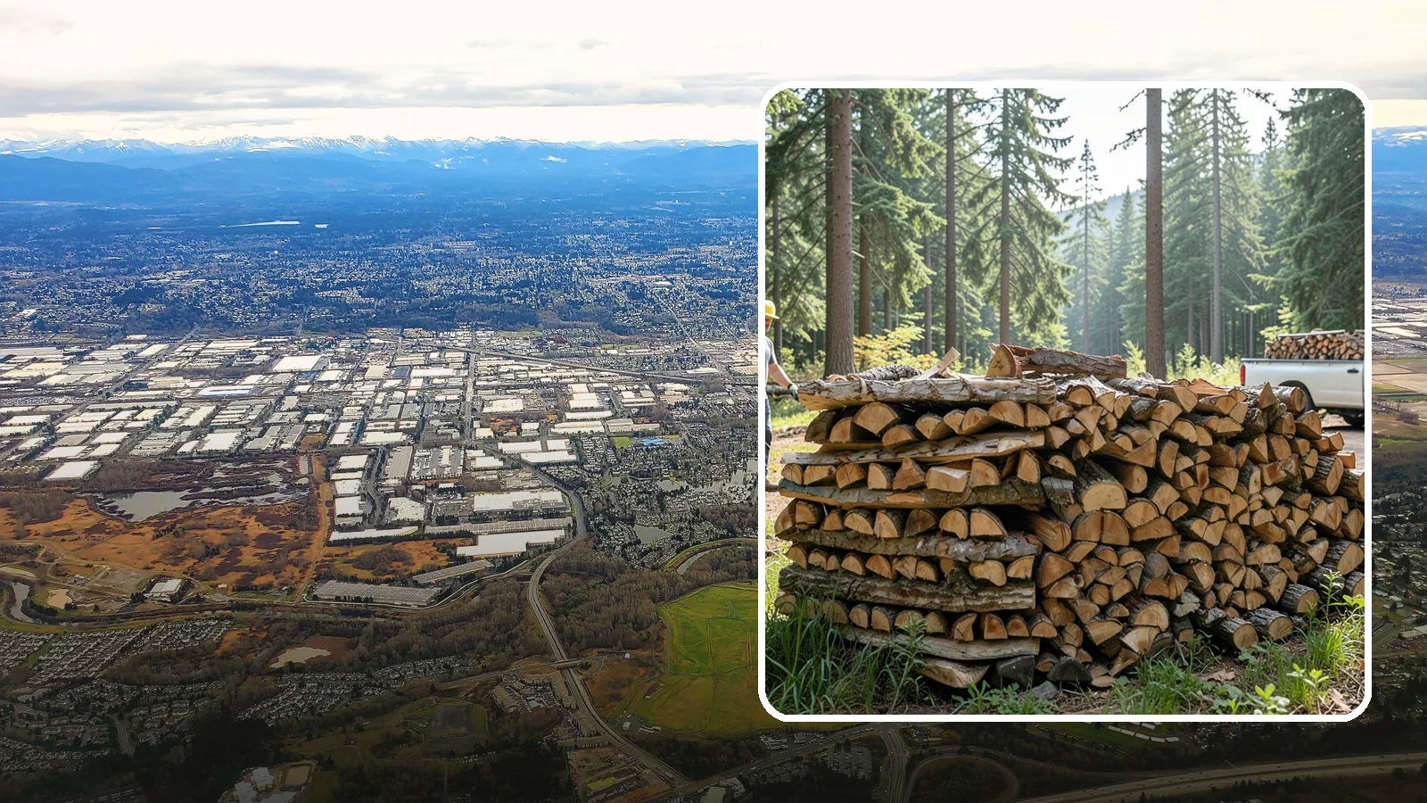 Ready-to-Burn Firewood in Kent, King County, WA - Firewood prepared and cured so you can light a fire the moment it is delivered.