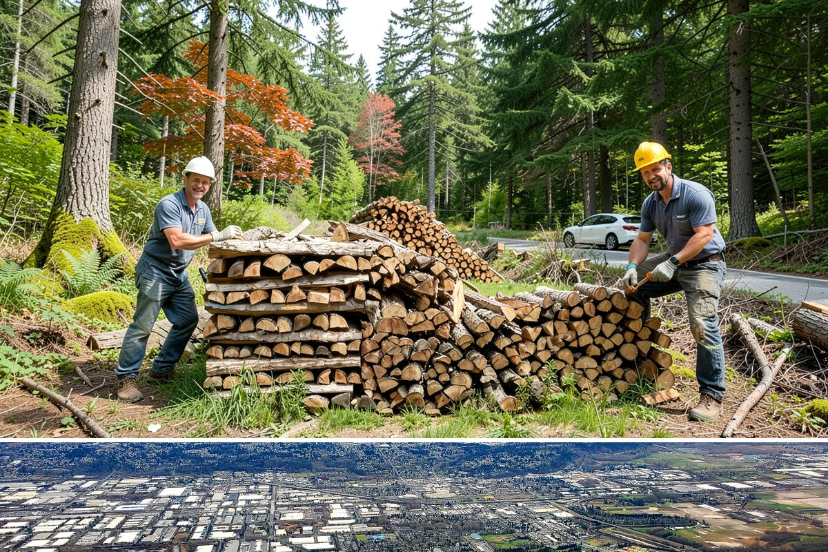 Ready-to-Burn Firewood in Kent, King County, WA - Especially in demand at the first cold snap when households need heat immediately.