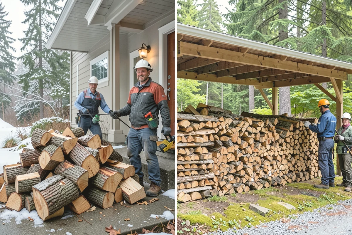 Ready-to-Burn Firewood in La Conner, Skagit County, WA - We cut and split the rounds