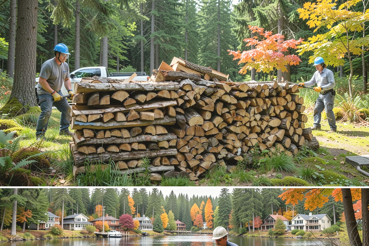 Ready-to-Burn Firewood in La Conner, Skagit County, WA - Especially in demand at the first cold snap when households need heat immediately.