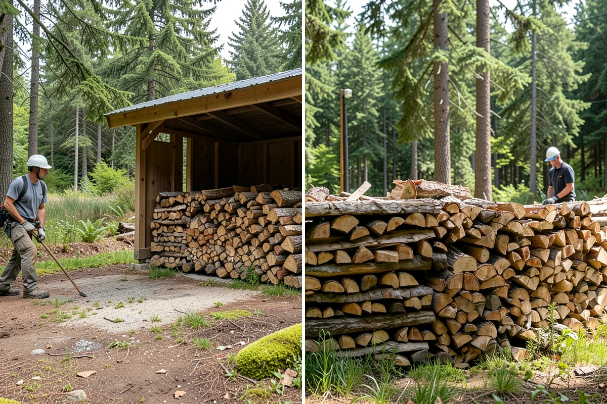 Ready-to-Burn Firewood in Lake Forest Park, King County, WA - We cut and split the rounds