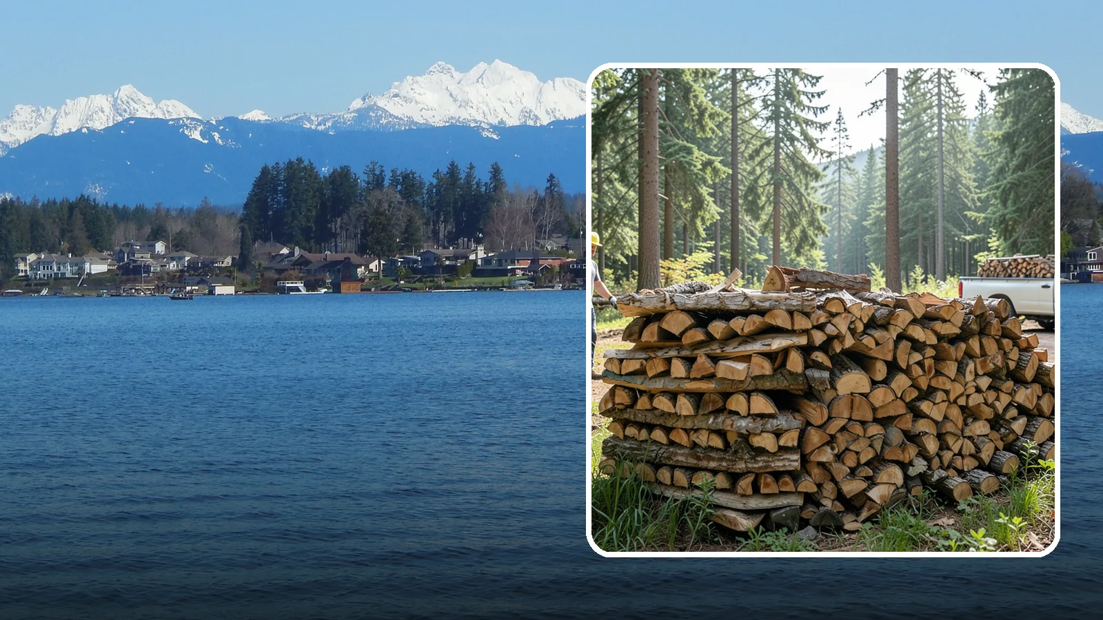 Ready-to-Burn Firewood in Lake Stevens, Snohomish County, WA - Firewood prepared and cured so you can light a fire the moment it is delivered.