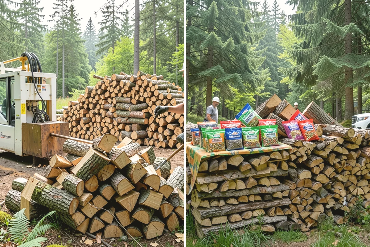 Ready-to-Burn Firewood in Lake Stevens, Snohomish County, WA - We cut and split the rounds