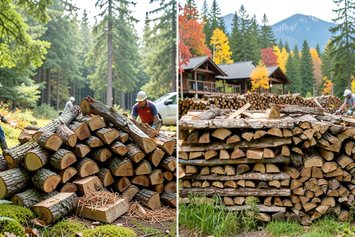 Ready-to-Burn Firewood in Lakewood, Pierce County, WA - We cut and split the rounds