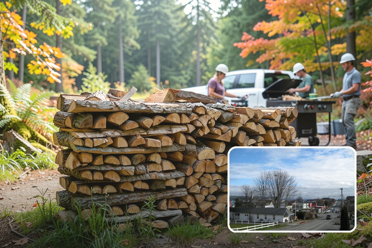 Ready-to-Burn Firewood in Langley, WA - No waiting or home seasoning required