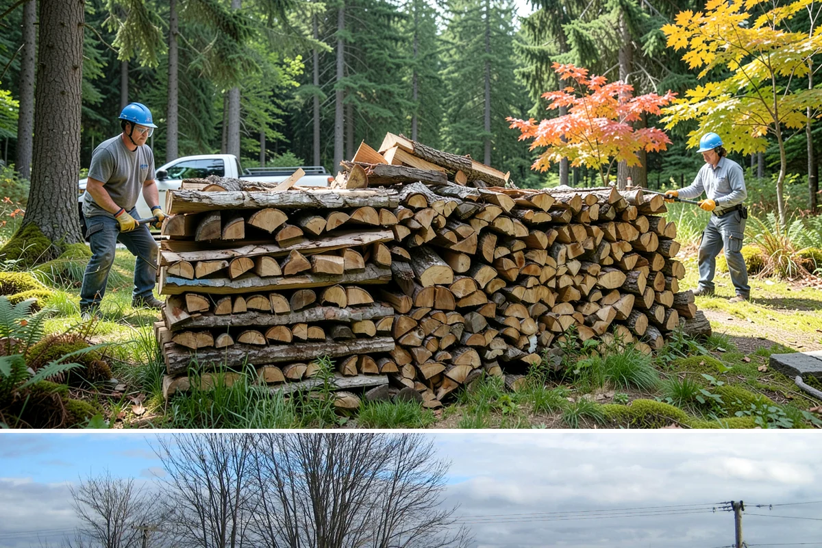 Ready-to-Burn Firewood in Langley, WA - Especially in demand at the first cold snap when households need heat immediately.