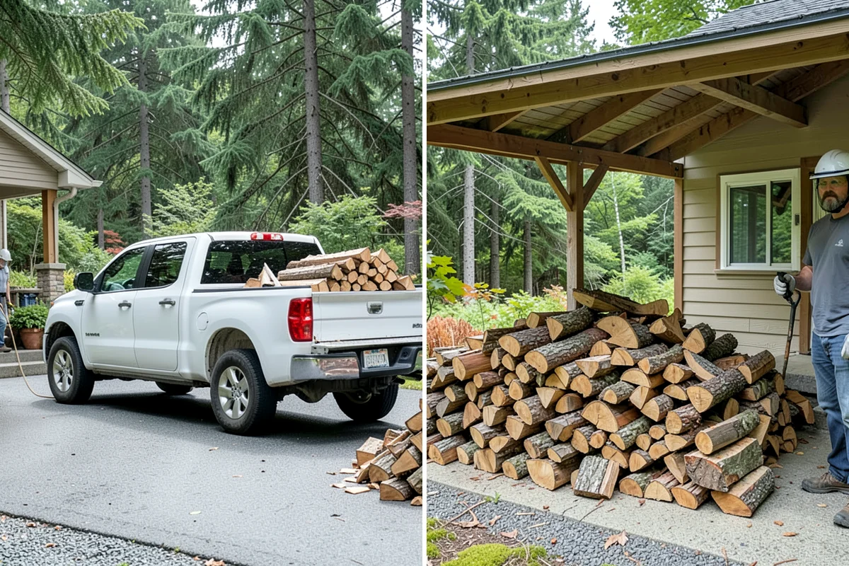 Ready-to-Burn Firewood in Lyman, WA - We cut and split the rounds