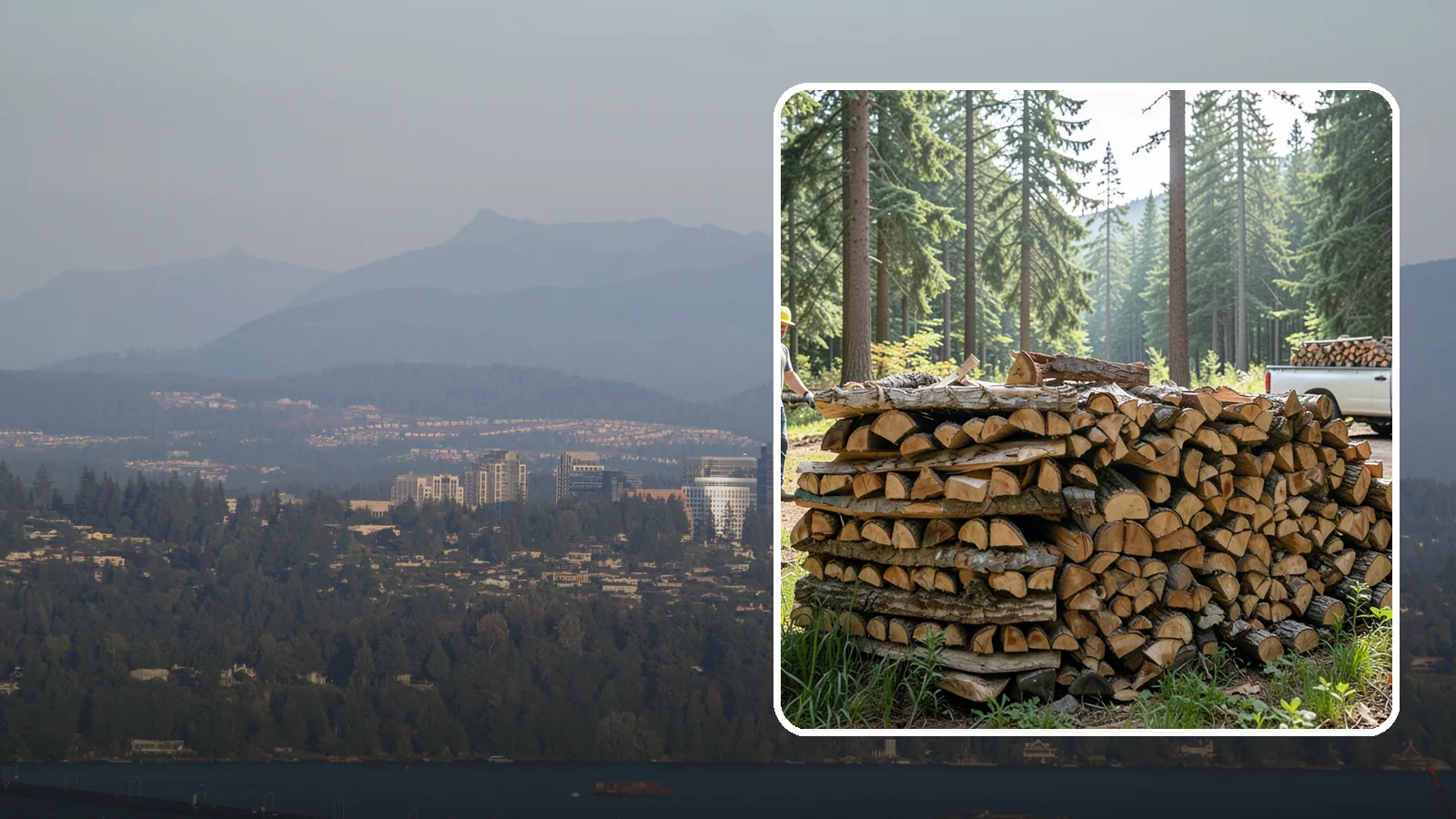 Ready-to-Burn Firewood in Medina, King County, WA - Firewood prepared and cured so you can light a fire the moment it is delivered.