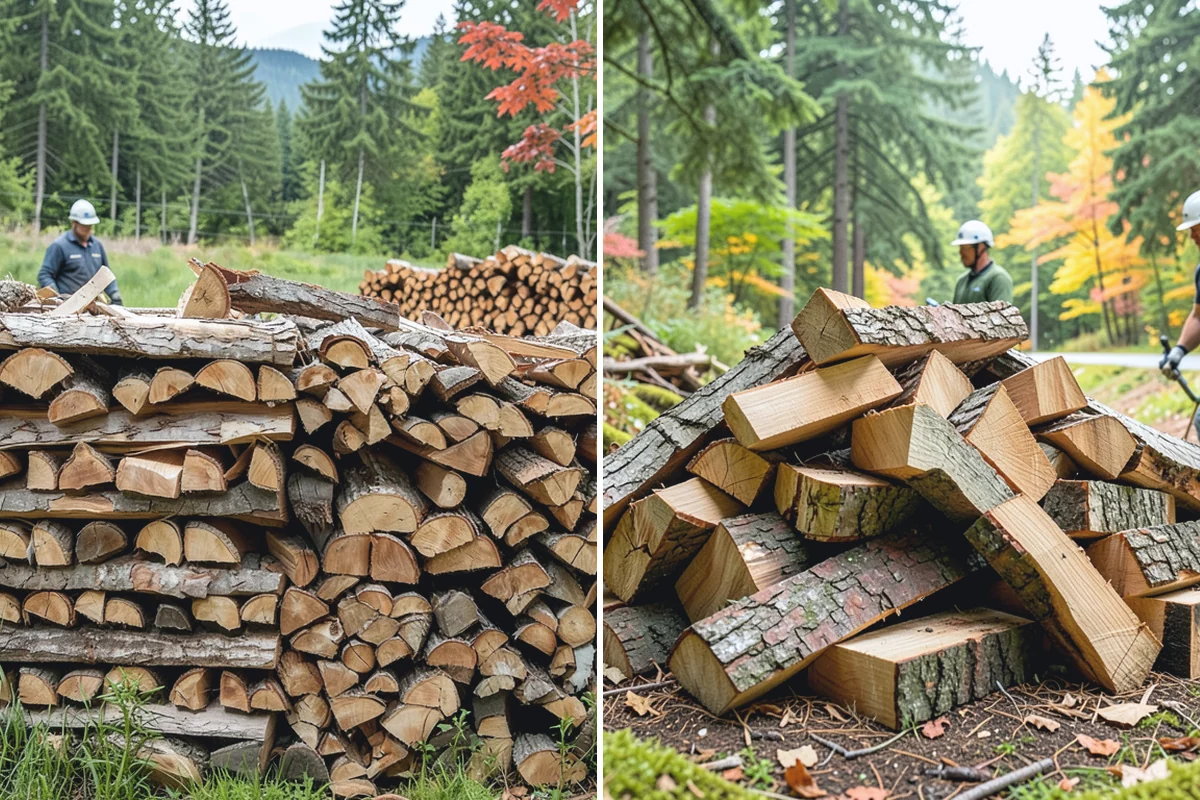Ready-to-Burn Firewood in Medina, King County, WA - We cut and split the rounds