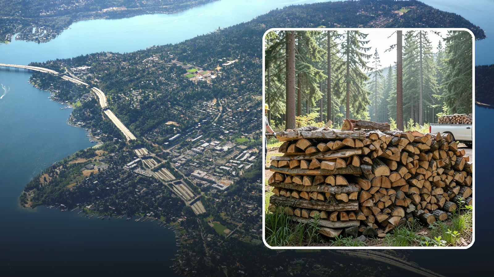 Ready-to-Burn Firewood in Mercer Island, King County, WA - Firewood prepared and cured so you can light a fire the moment it is delivered.