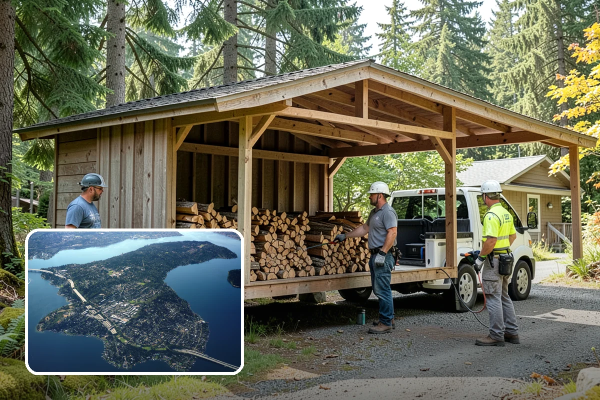 Ready-to-Burn Firewood in Mercer Island, King County, WA - No waiting or home seasoning required