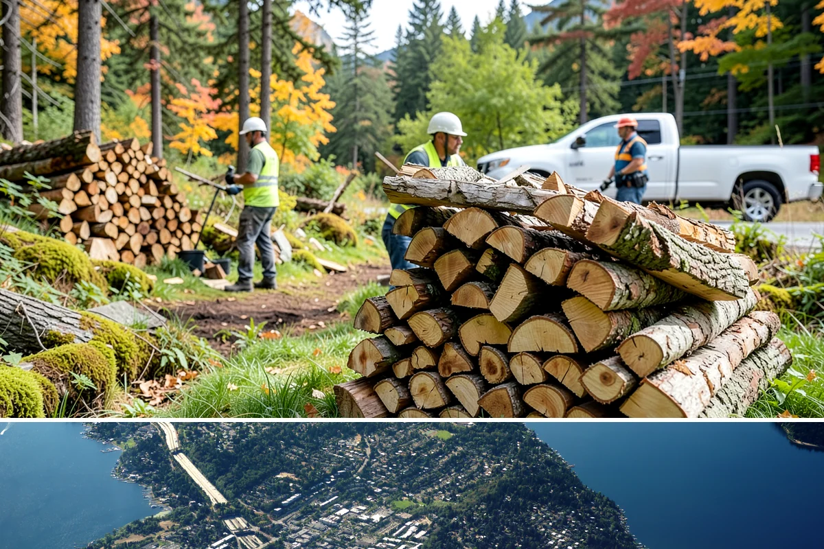 Ready-to-Burn Firewood in Mercer Island, King County, WA - Especially in demand at the first cold snap when households need heat immediately.