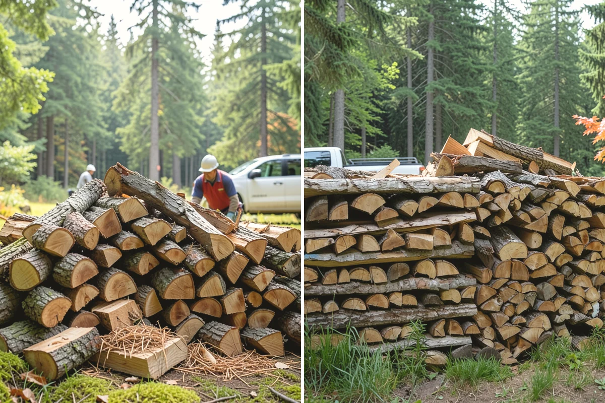 Ready-to-Burn Firewood in Monroe, Snohomish County, WA - We cut and split the rounds