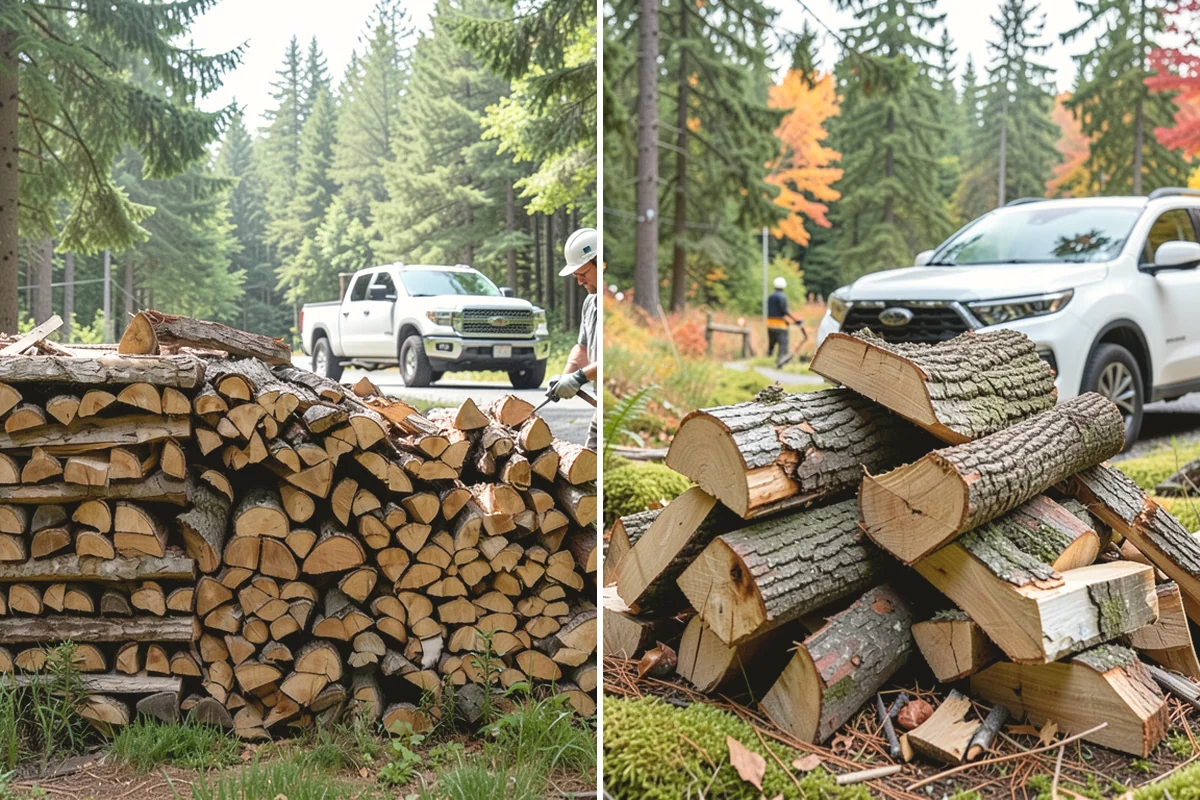 Ready-to-Burn Firewood in Mountlake Terrace, Snohomish County, WA - We cut and split the rounds