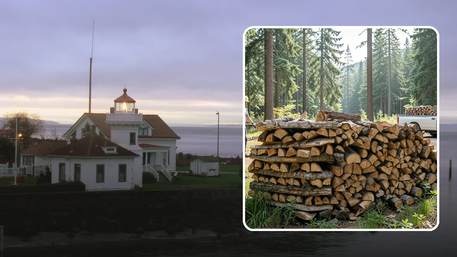 Ready-to-Burn Firewood in Mukilteo, Snohomish County, WA - Firewood prepared and cured so you can light a fire the moment it is delivered.
