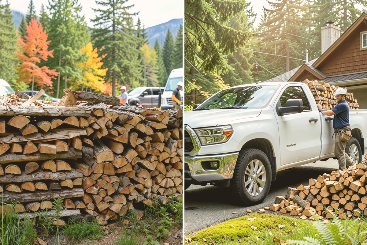 Ready-to-Burn Firewood in Newcastle, King County, WA - We cut and split the rounds