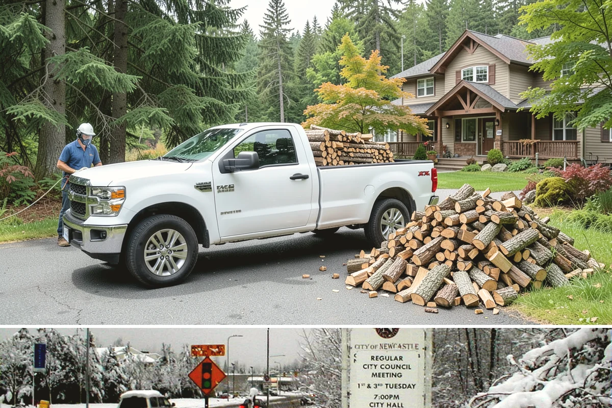 Ready-to-Burn Firewood in Newcastle, King County, WA - Especially in demand at the first cold snap when households need heat immediately.