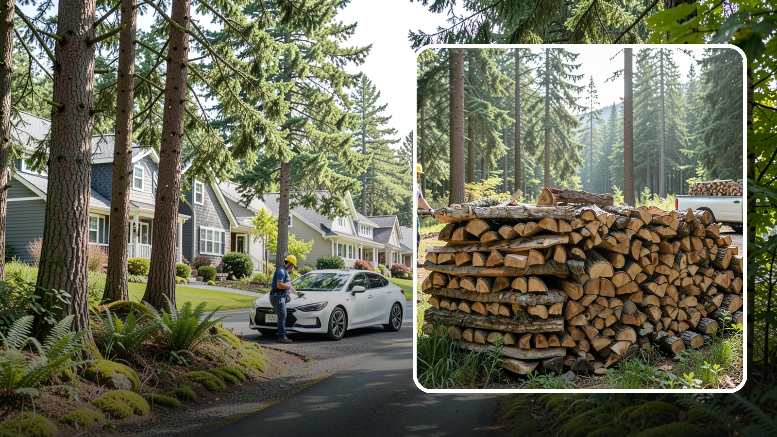 Ready-to-Burn Firewood in Normandy Park, King County, WA - Firewood prepared and cured so you can light a fire the moment it is delivered.