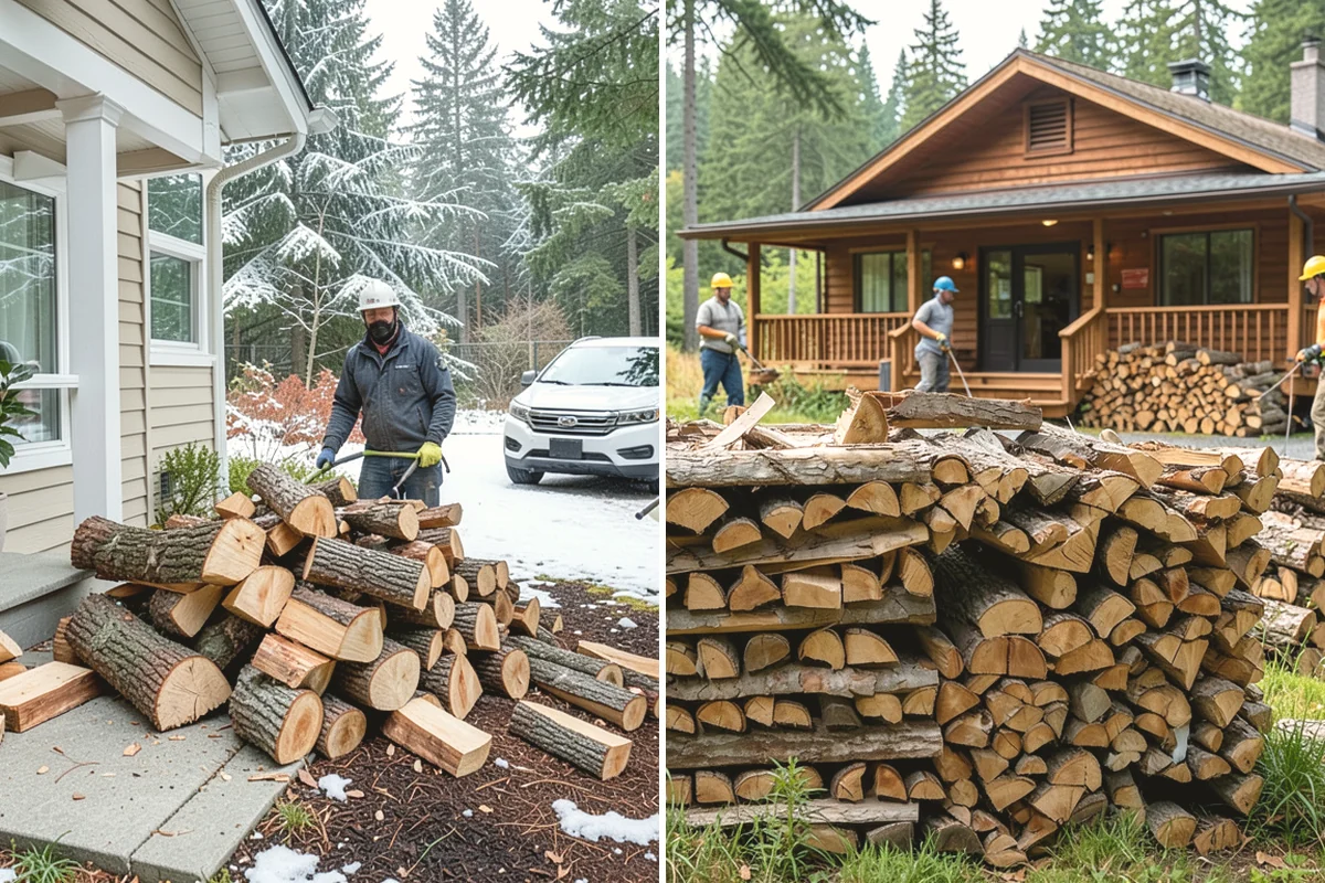 Ready-to-Burn Firewood in North Bend, King County, WA - We cut and split the rounds