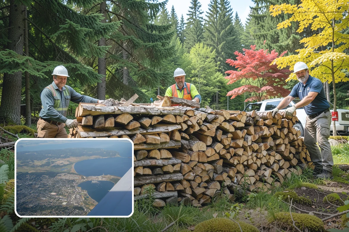 Ready-to-Burn Firewood in Oak Harbor, Island County, WA - No waiting or home seasoning required