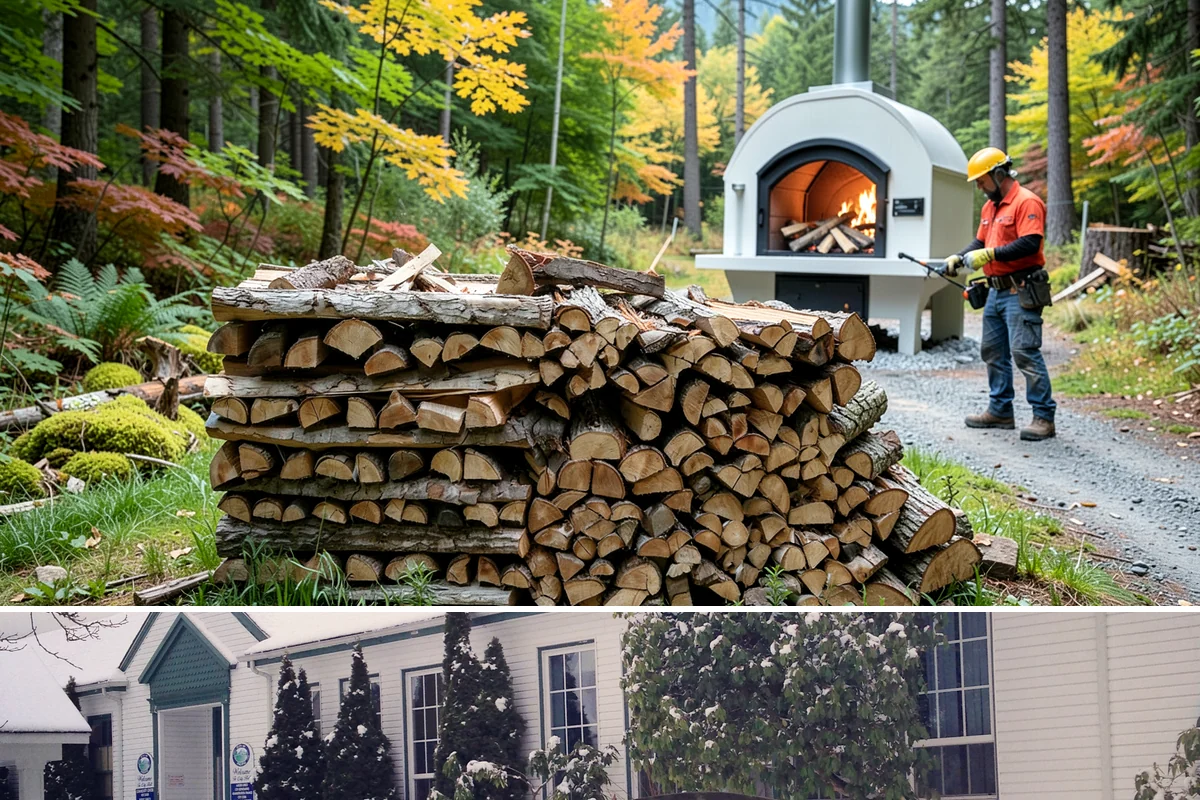Ready-to-Burn Firewood in Pacific, King County, WA - Especially in demand at the first cold snap when households need heat immediately.
