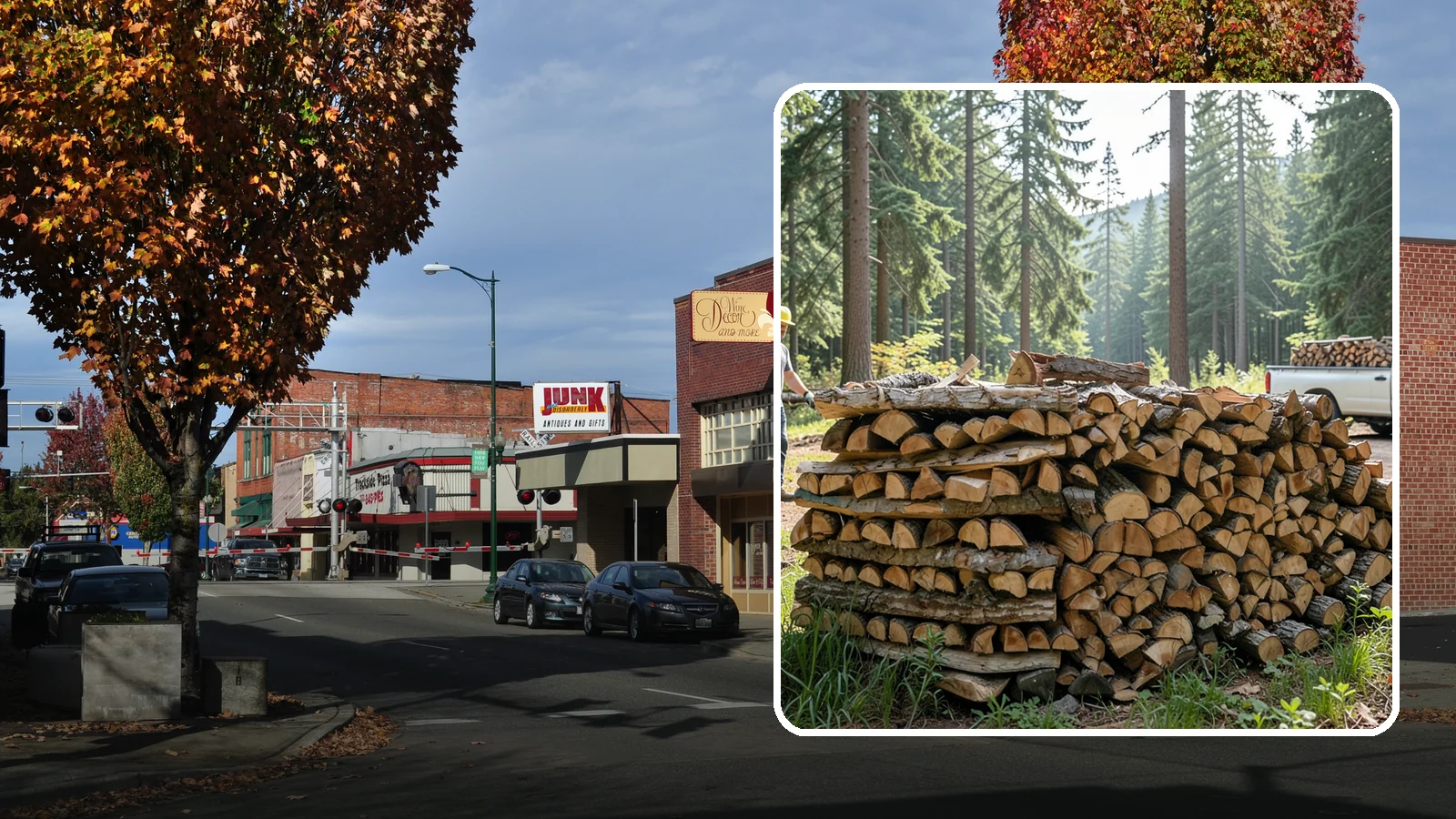 Ready-to-Burn Firewood in Puyallup, Pierce County, WA - Firewood prepared and cured so you can light a fire the moment it is delivered.