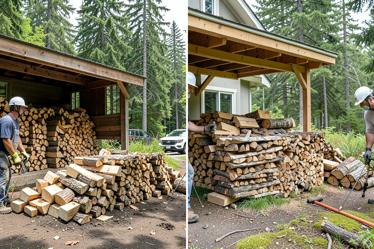 Ready-to-Burn Firewood in Puyallup, Pierce County, WA - We cut and split the rounds