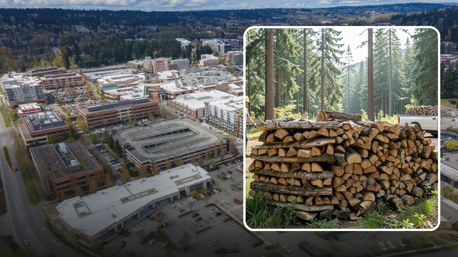 Ready-to-Burn Firewood in Redmond, King County, WA - Firewood prepared and cured so you can light a fire the moment it is delivered.